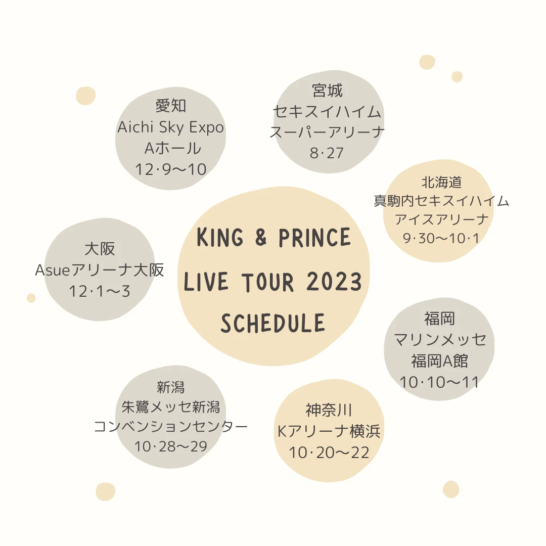 【ピース】King &amp; Princeのライブに参戦してきました！in Kアリーナ横浜_1_2