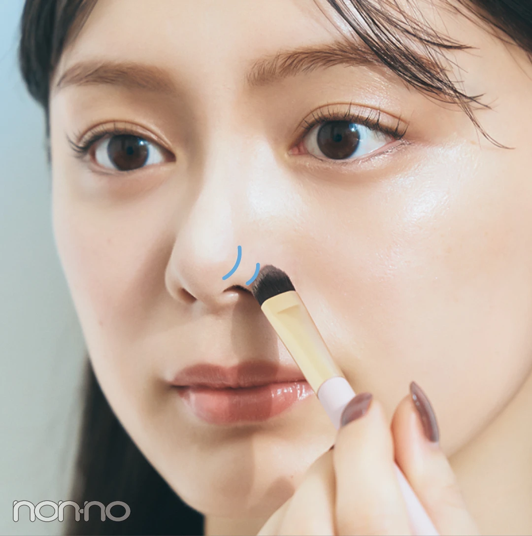 紺野彩夏の美鼻メイクの基本プロセスカット2-5