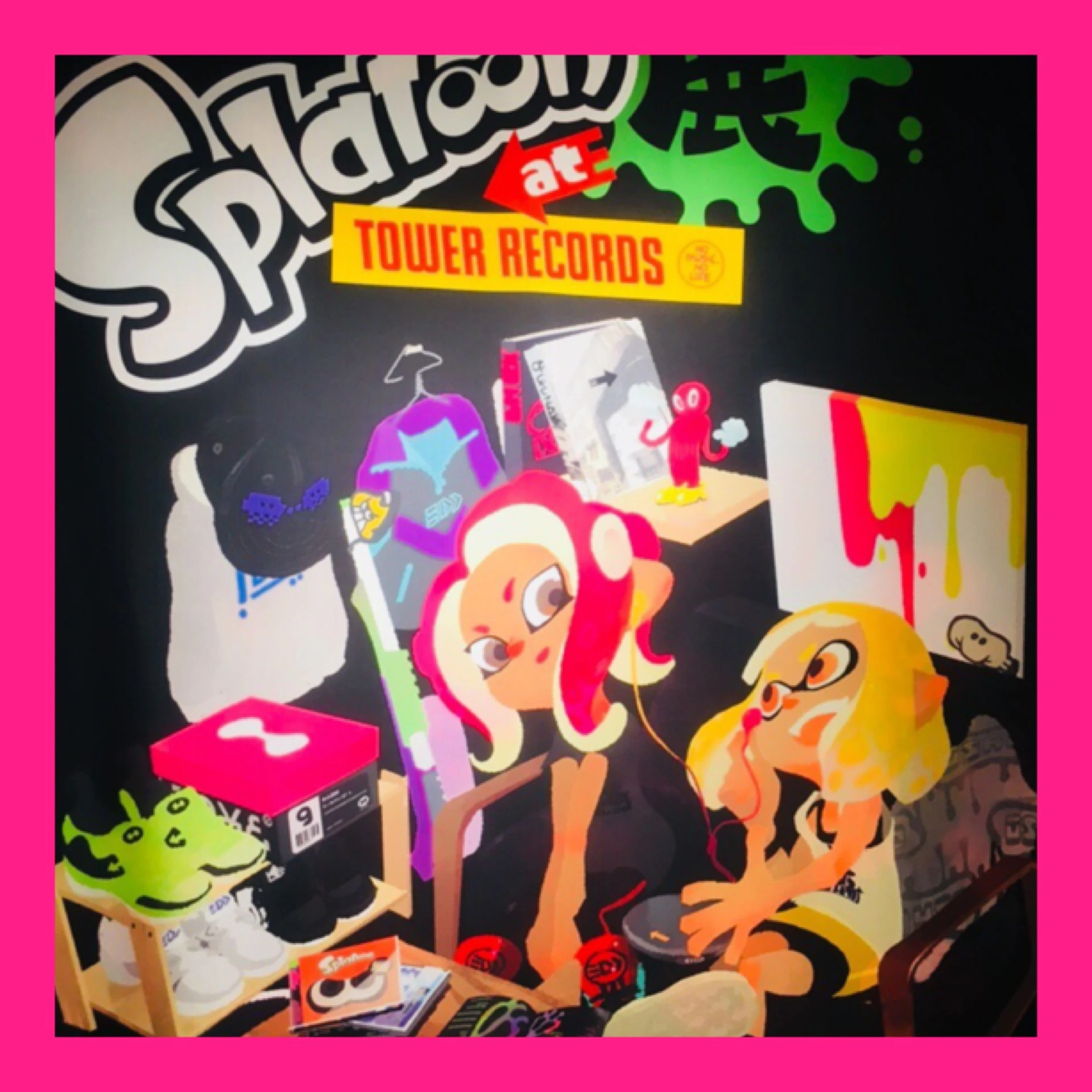 【Splatoon展】Shibuyaタワレコに行ってきました♡_1_1-2