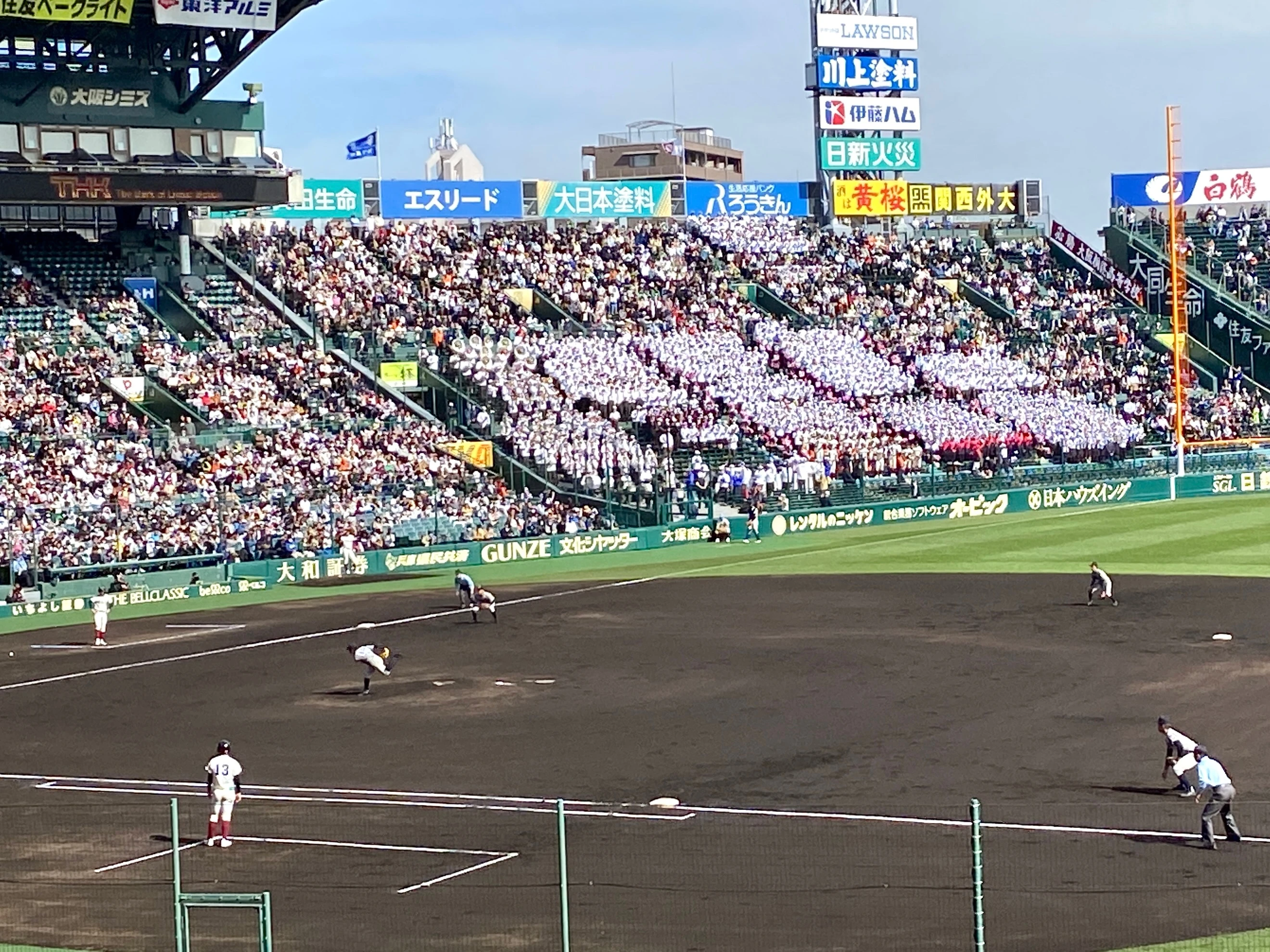 阪神甲子園球場　高校野球　応援　観客