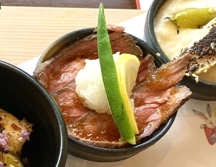 ローストビーフ丼、ランチ、京都