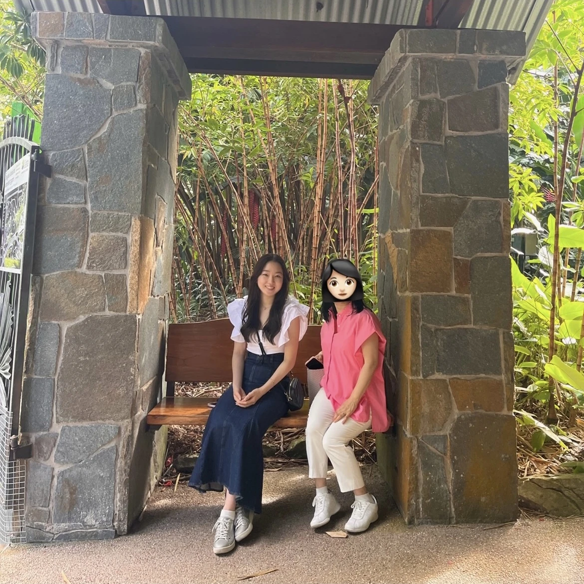 ケアンズ植物園　私と母