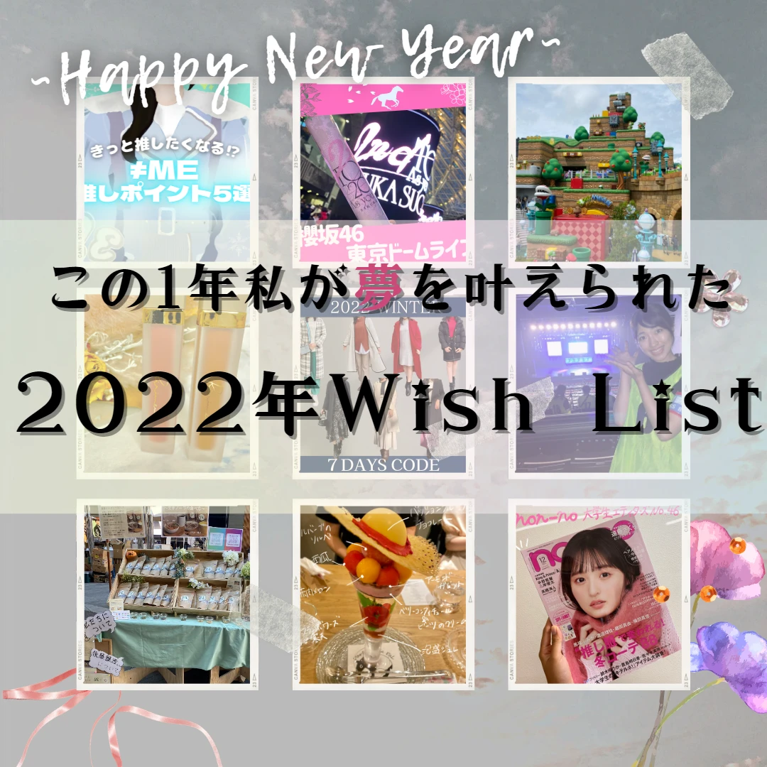 2022年　原動力　Wish List