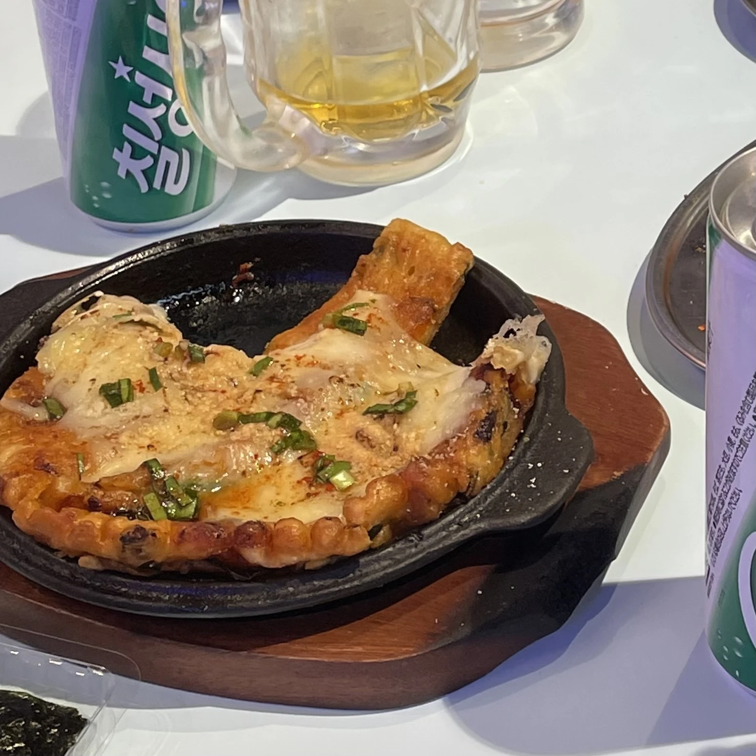 韓国料理　コースメニュー　キムチーズチヂミ