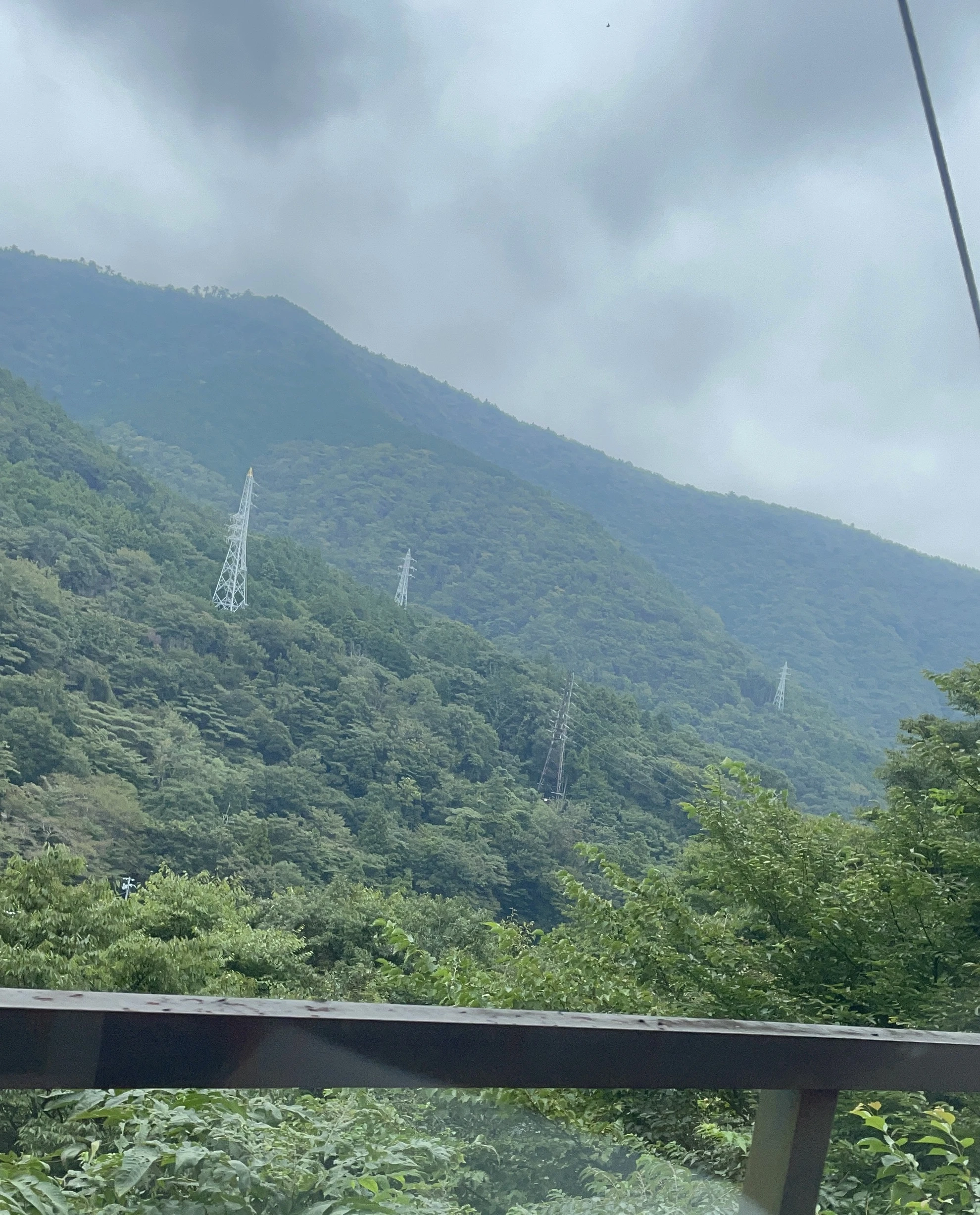 箱根登山鉄道 景色 山 緑