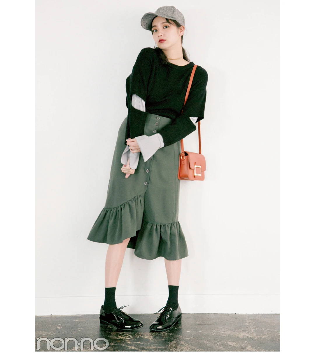 今ドキ韓国ファッション、色っぽ揺れ感のマーメイドスカートがブーム！_1_2-1