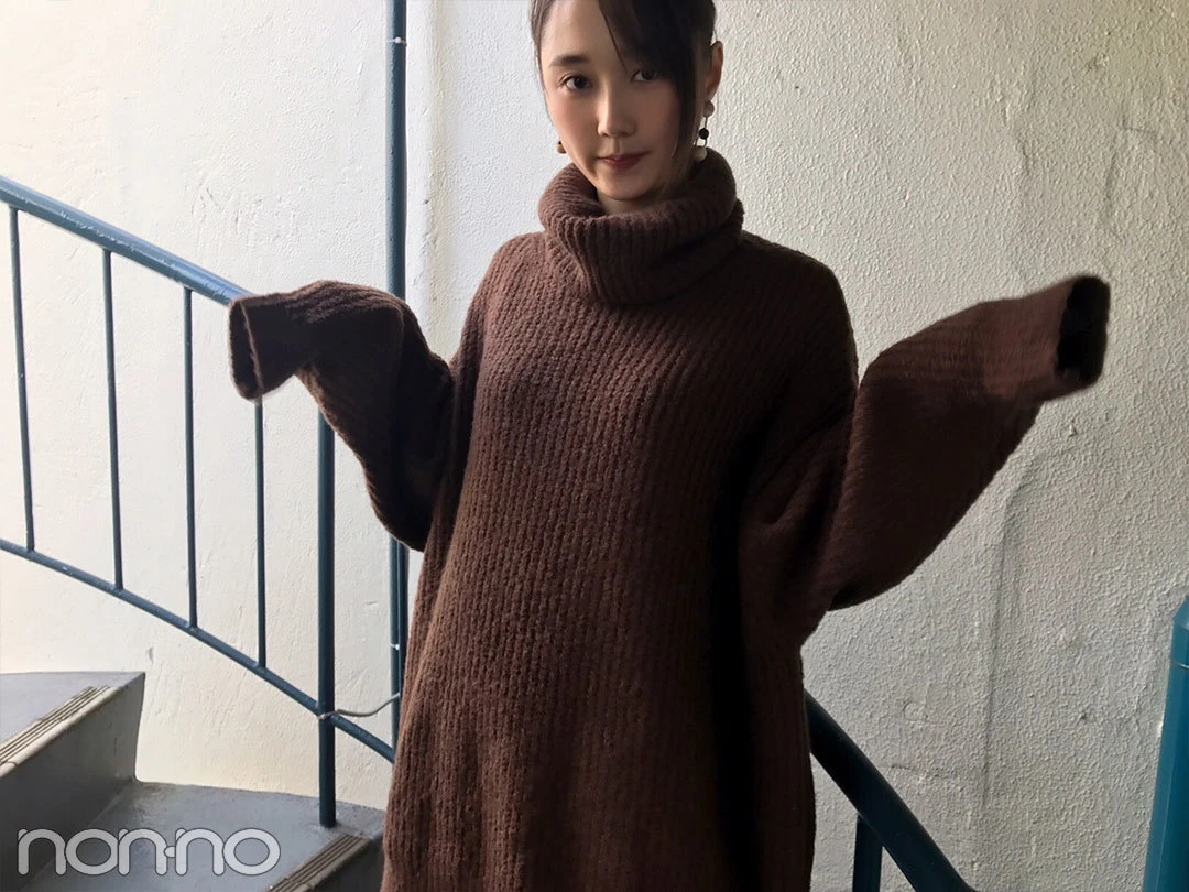 鈴木友菜、冬はDHOLICのプリーツスカートコーデが気分！【モデルの私服】_1_2-1