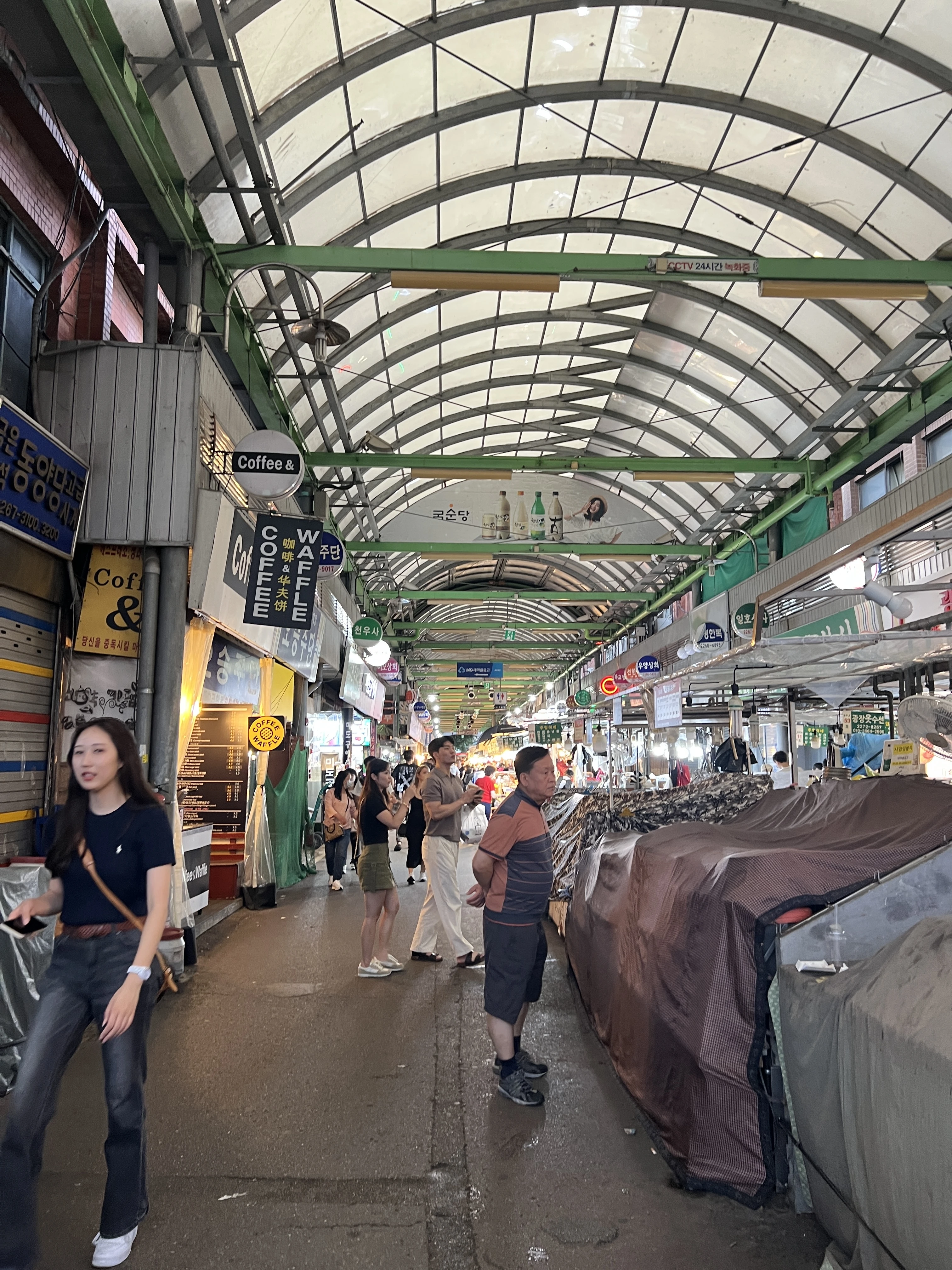 韓国旅行、広蔵市場１