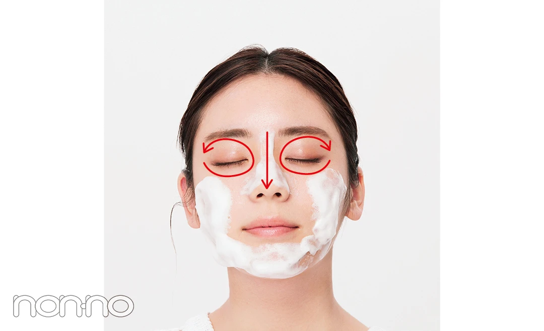 貴島明日香の肌荒れゼロ洗顔の基本プロセスカット1-12