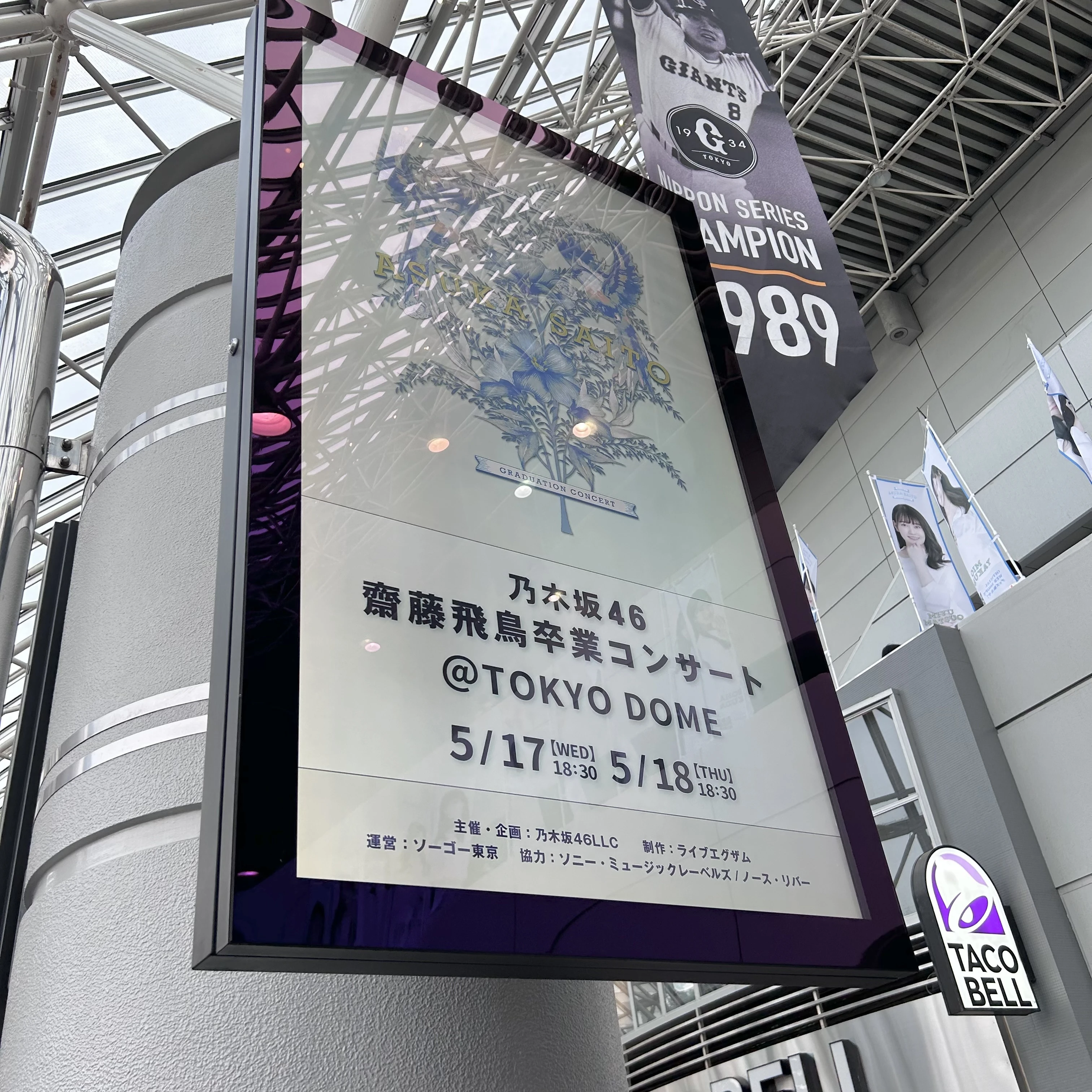 乃木坂46、齋藤飛鳥卒業コンサート、東京ドーム