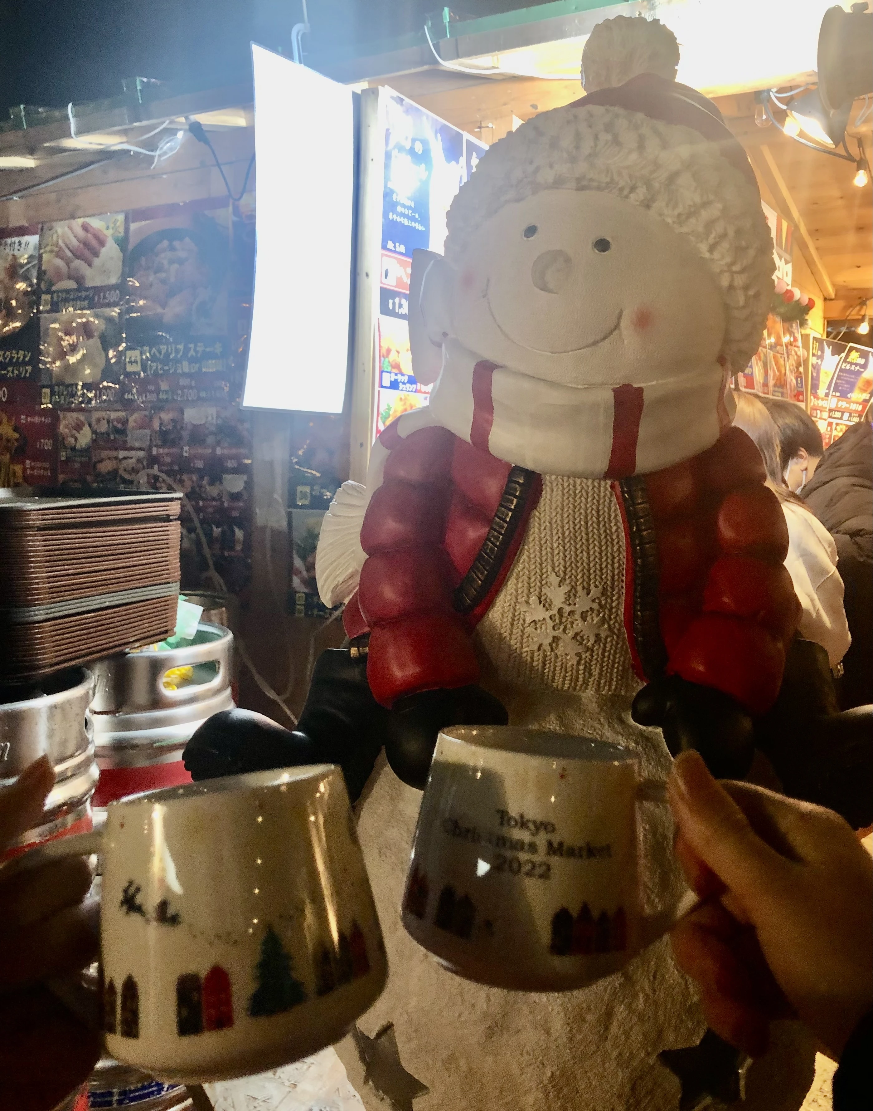 東京クリスマスマーケット　日比谷　マグカップ　ノベルティ