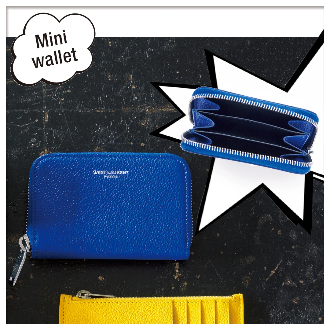 COIN&amp;CARD WALLET｜サンローランミニ財布
