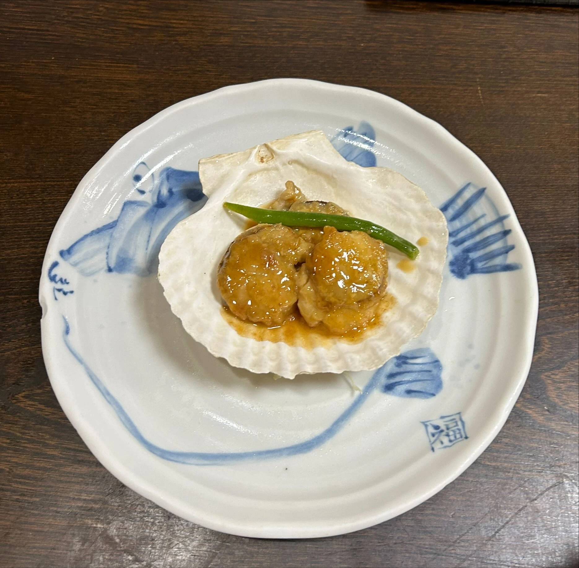 焼津「食事処かどや」帆立バター写真