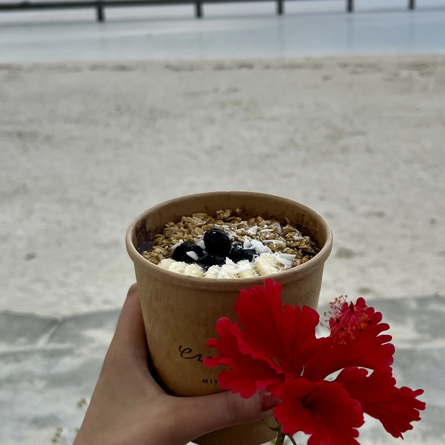 ensemble coffee miyako island のアサイーボウル
