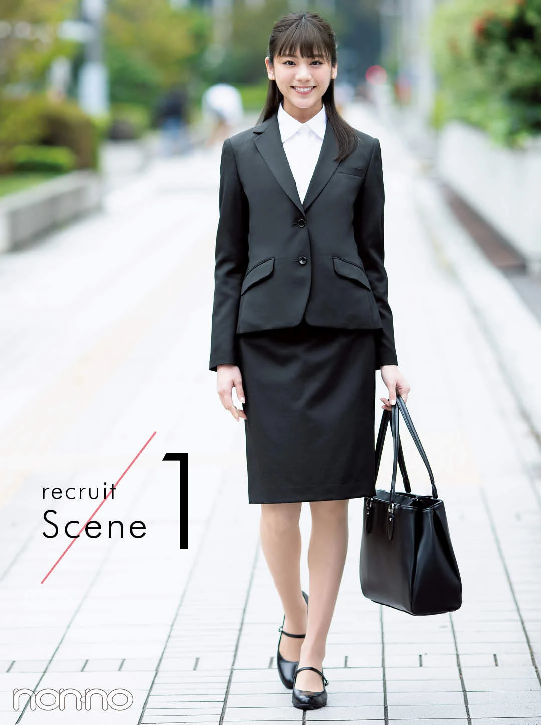 洋服の青山】n‎♥line Precious レディーススーツ 11号(L) - スカート