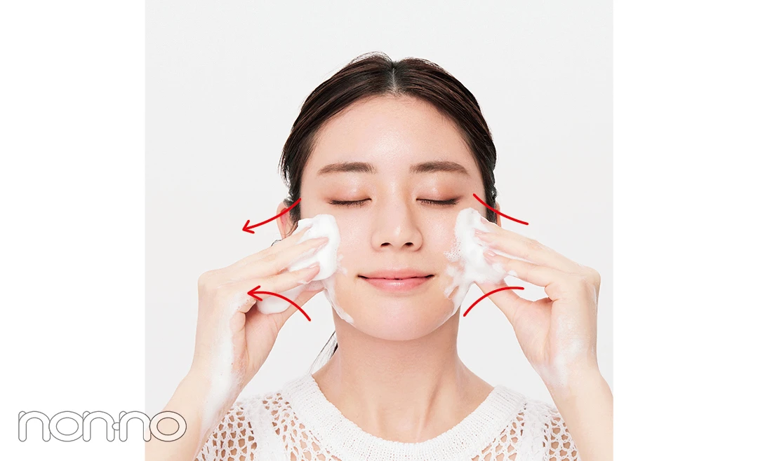 貴島明日香の肌荒れゼロ洗顔の基本プロセスカット1-7
