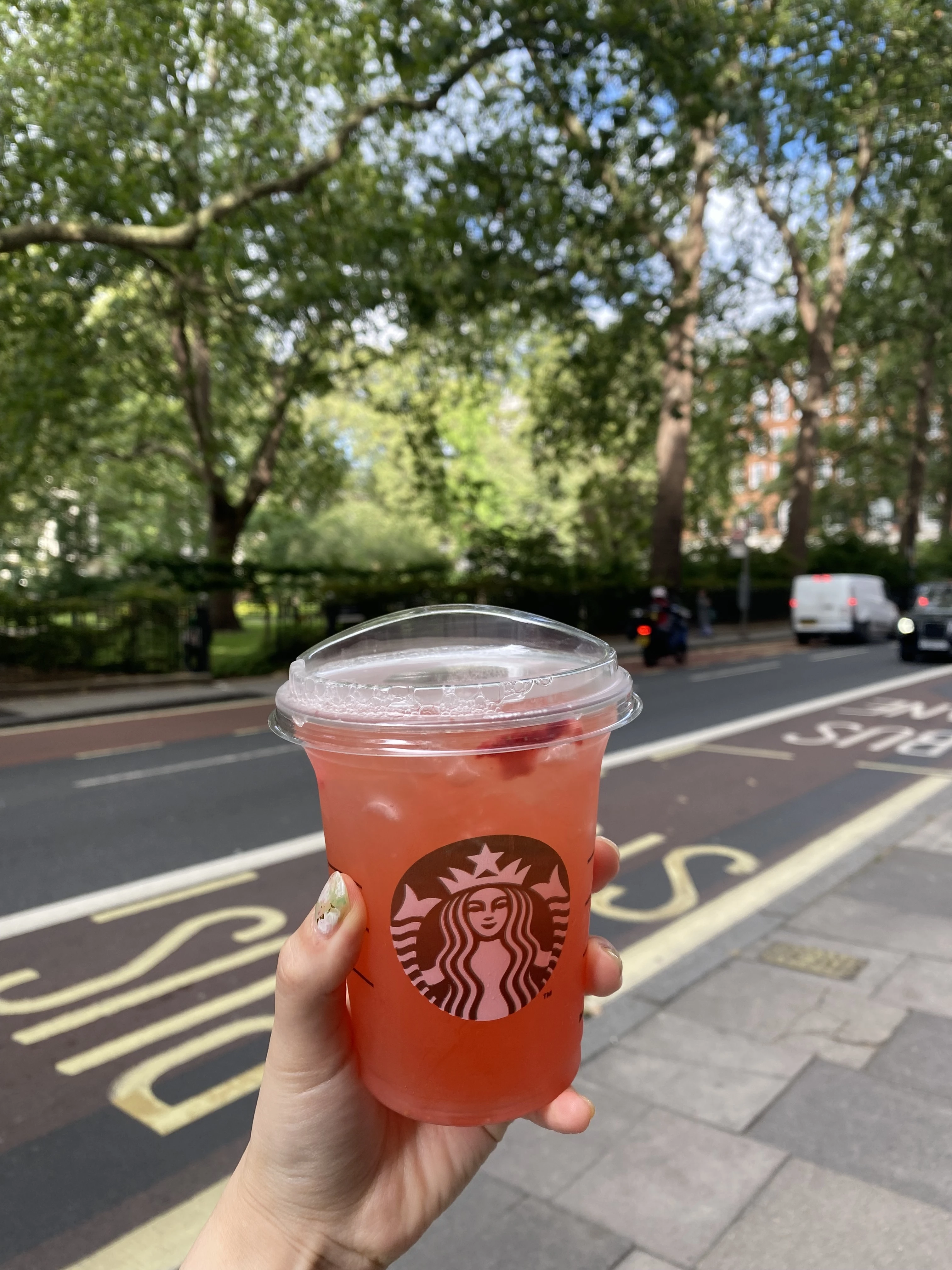 Strawberry Acai Starbucks Refresha® Drink