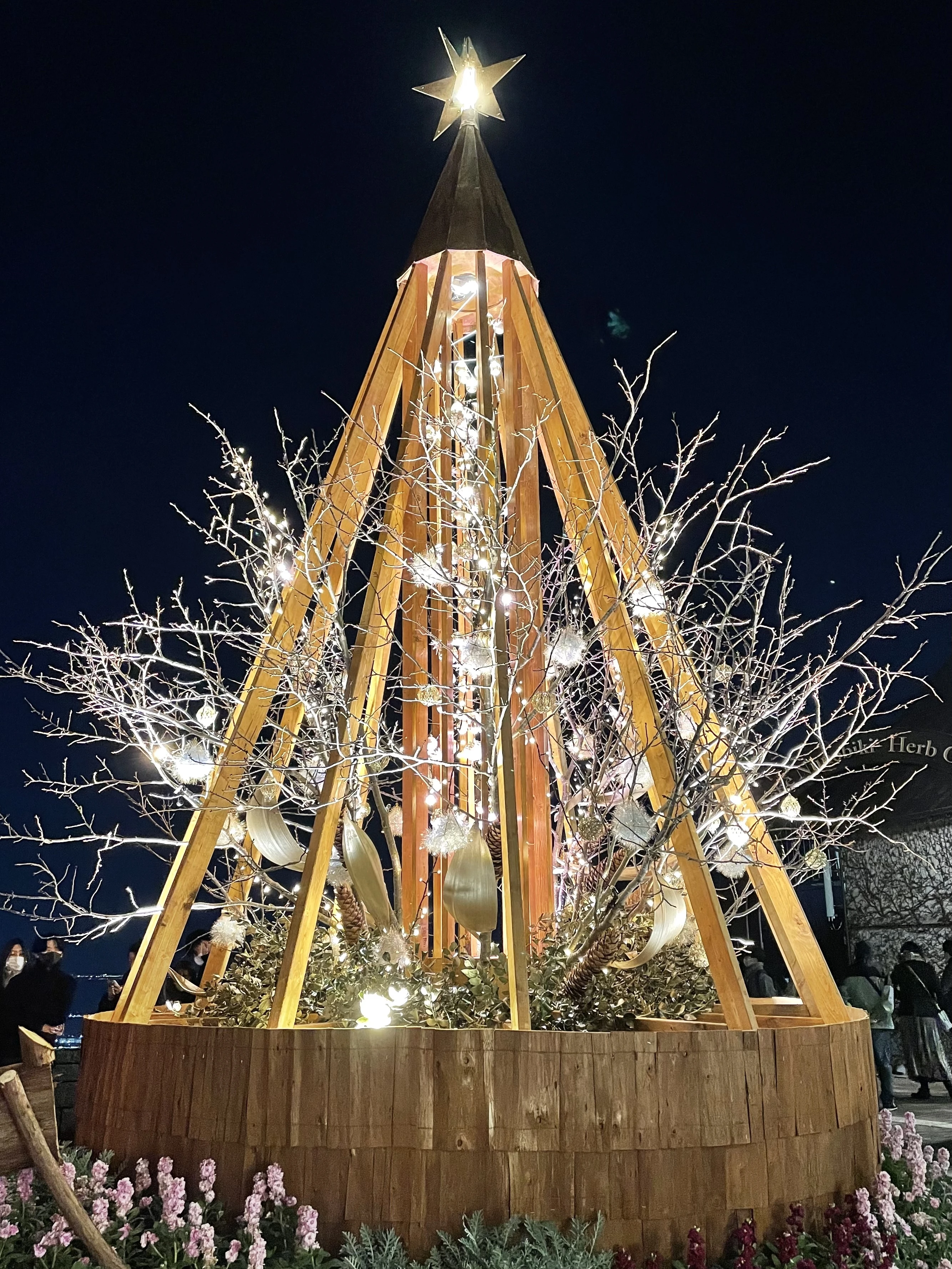 神戸布引ハーブ園 展望プラザ クリスマスタワー「自然の力」