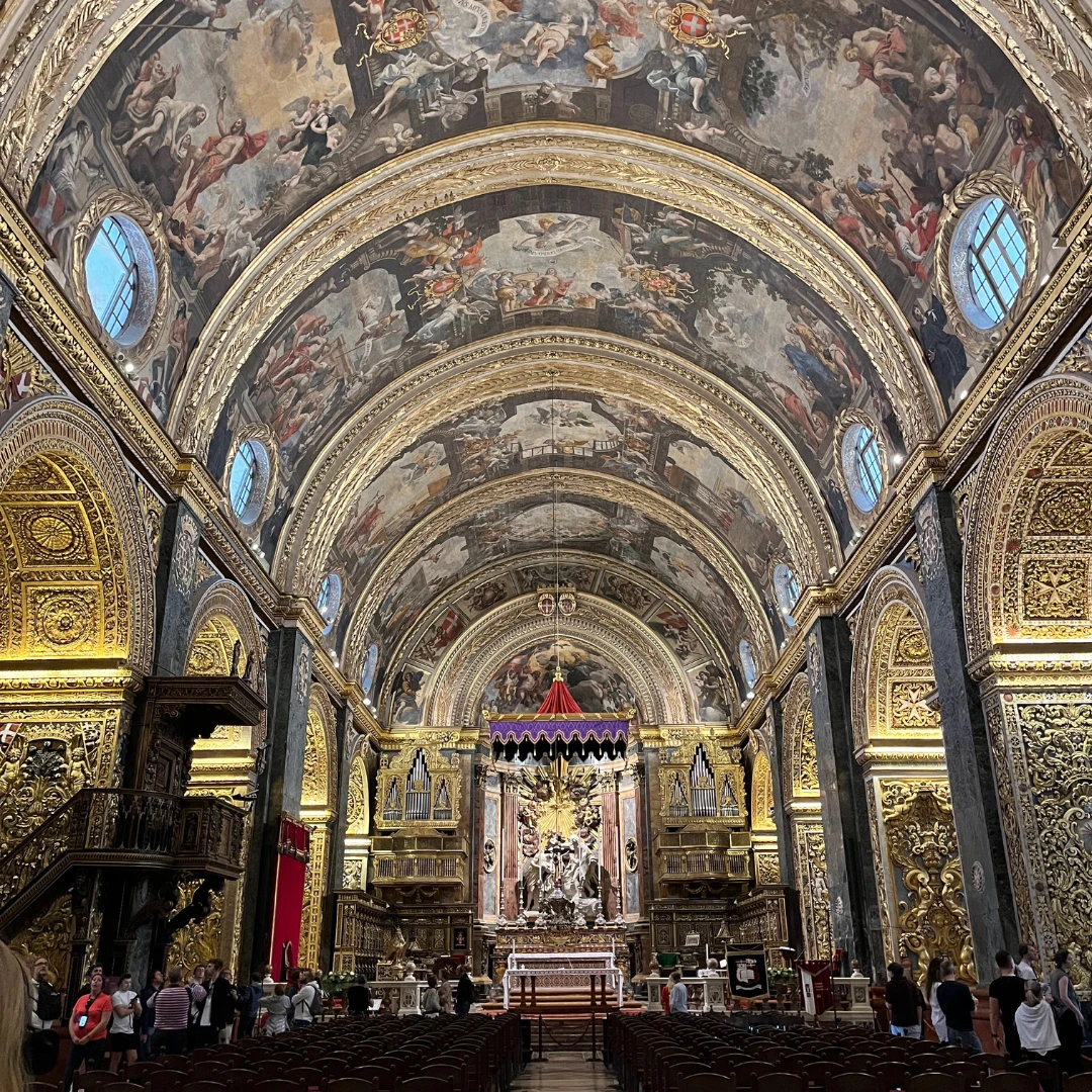 マルタ　バレッタ　聖ヨハネ大聖堂