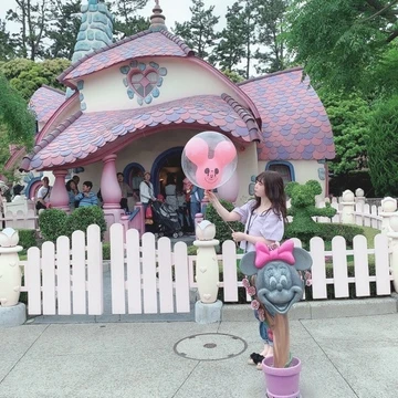 【 TokyoDisneyland 】風船が 、可愛いすぎる！