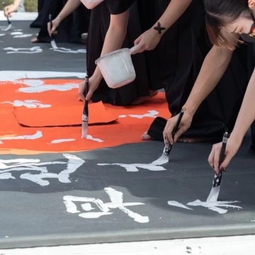 【大学サークル】早稲田祭2023出演！書道パフォーマンスサークル『漣』_1_4-2
