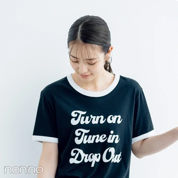 ヘルシーガールの週５服・の夏Tコレクション2022＜リンガーTシャツ＞