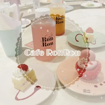 まわるスイーツを初体験…♥【 Cafe RonRon 】