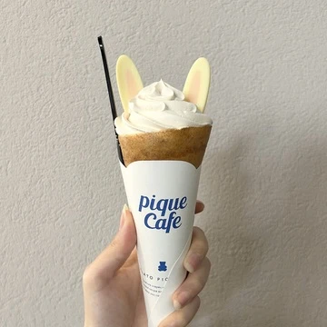 gelato pique cafeから「USAGI ONLINE」10周年を記念した「ウサギハニークレープ」ををご紹介♡