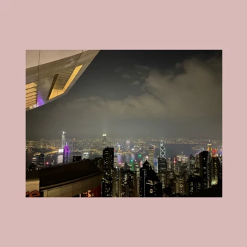 香港　ヴィクトリア・ピーク　夜景