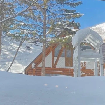 ルスツリゾート　スキー　雪景色