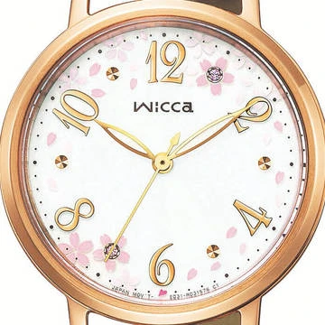 wicca（ウィッカ）×女優福原遥コラボ腕時計の文字盤表面