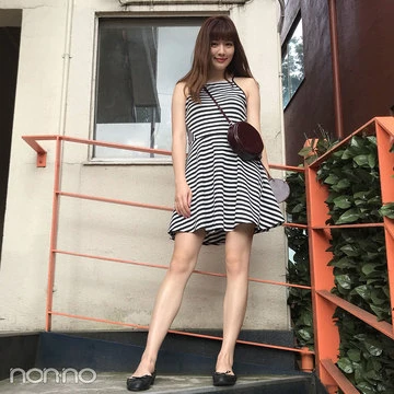 岡本杏理はH&amp;Mのミニワンピで夏先取りコーデ♡【モデルの私服】