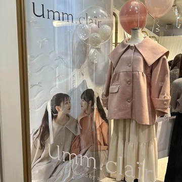 【ポップアップ】ami miyuちゃんのブランド「umm.claïr」のポップアップに行ってきた！