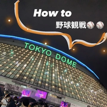 How to 野球観戦　〜in 東京ドーム〜