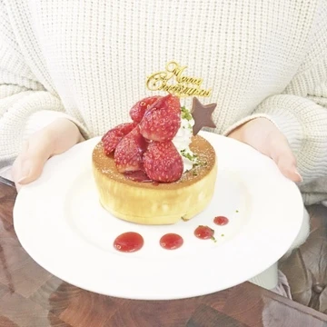 星野珈琲のクリスマスパンケーキを食べてみた♡