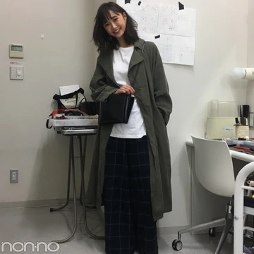 鈴木友菜はチェルシーのコートで秋色ゆるコーデ♡【モデルの私服】