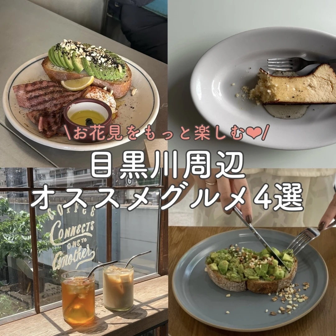 【目黒お花見】お花見をもっと楽しむ！目黒川周辺のオススメカフェ４選♡