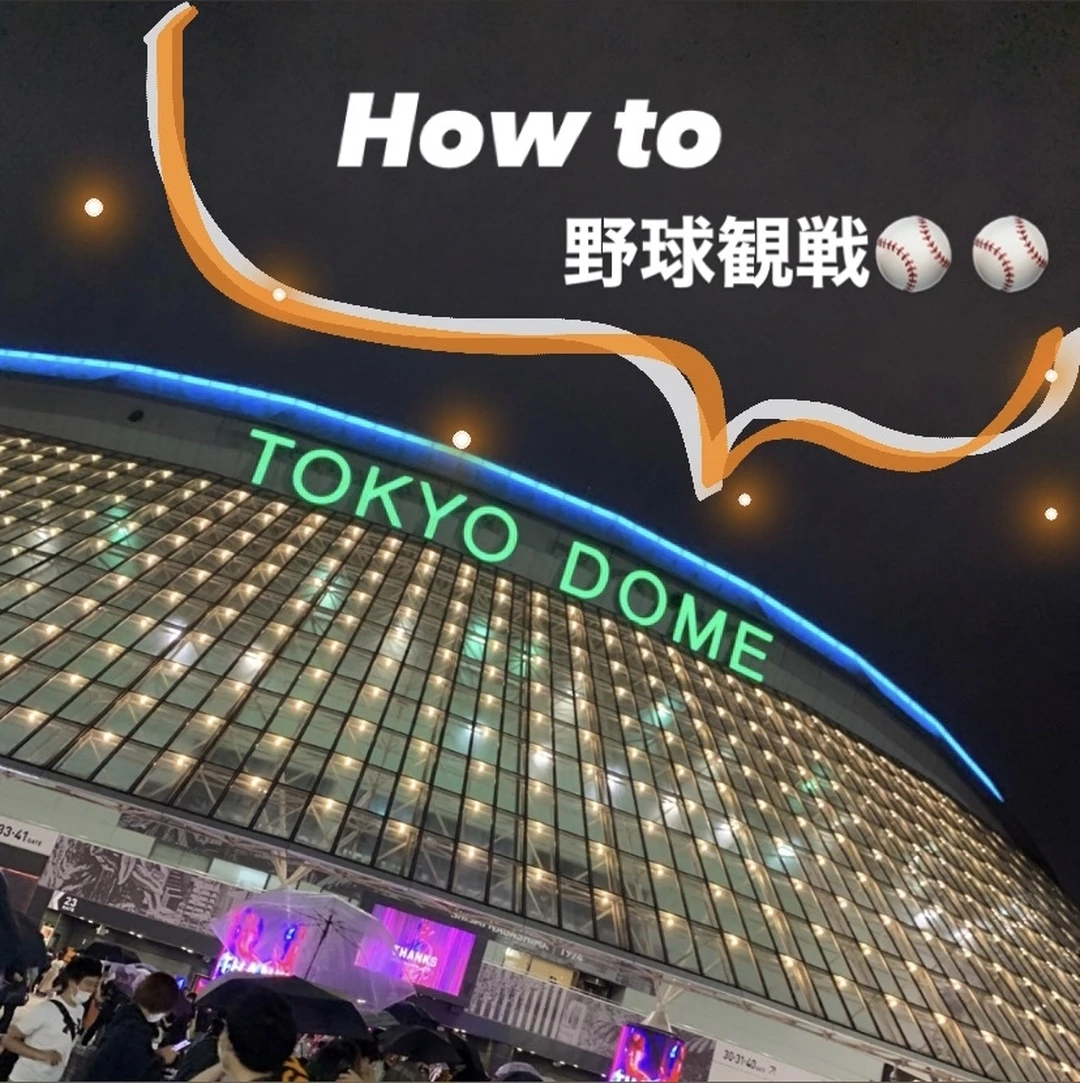 How to 野球観戦　〜in 東京ドーム〜