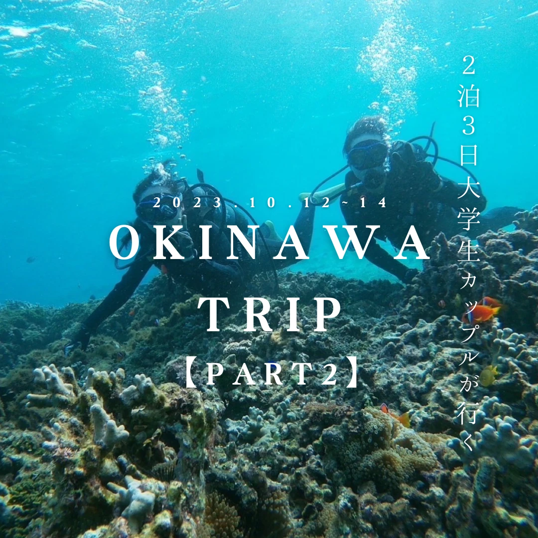 【沖縄旅Part2 ️】ドローン撮影付きクリアサップ✖️ダイビング✖️シーサーキャンドル体験記