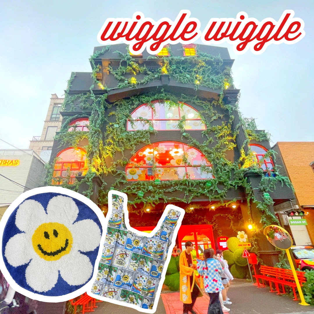【まるでテーマパーク！】韓国のかわいすぎるポップな雑貨屋さん@wiggle wiggle