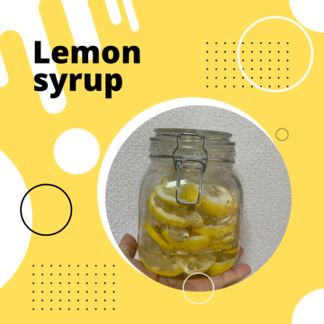 【手作り】材料３つで簡単！レモンシロップの作り方
