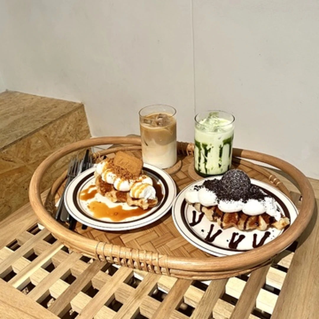 【韓国風カフェ】写真映え確実！福岡で絶品クロッフルを食べるならここ！